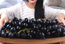 Black grapes