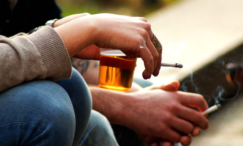 Alcohol and smoking