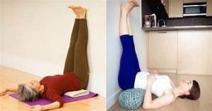 Legs-Up-The-Wall Pose