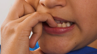 Nail biting