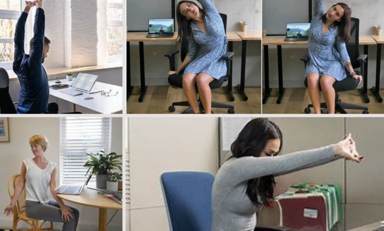 Desk yoga