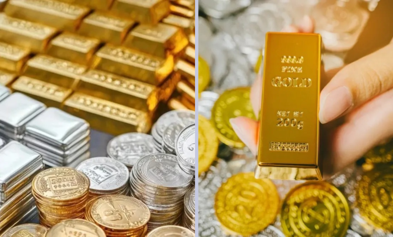 Gold and silver prices